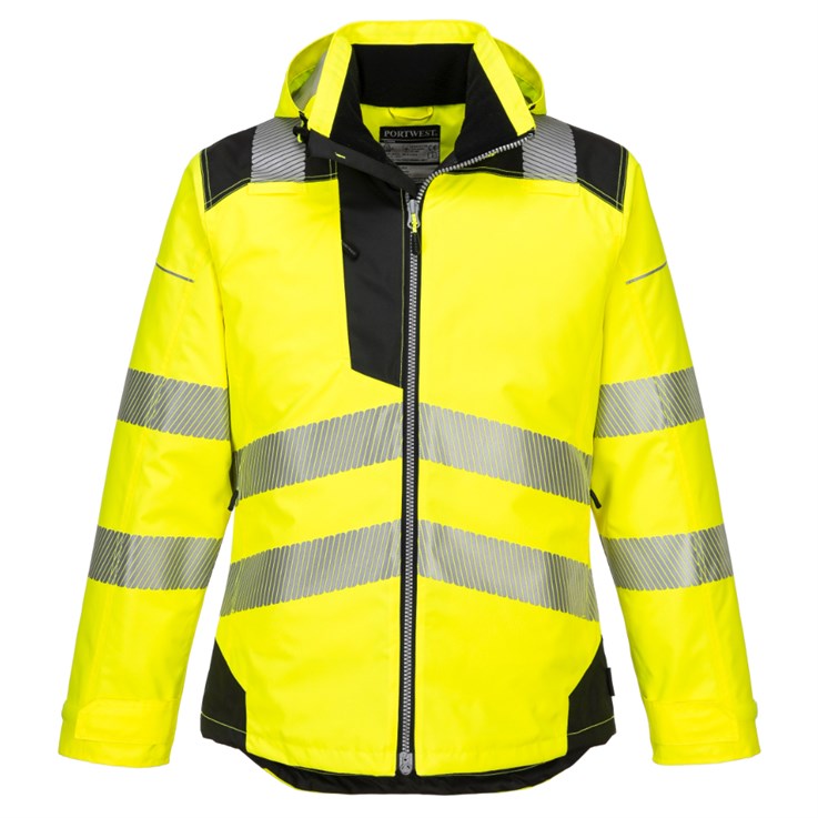 Portwest Hi-Vis Winter Jacket Yellow/Black T400